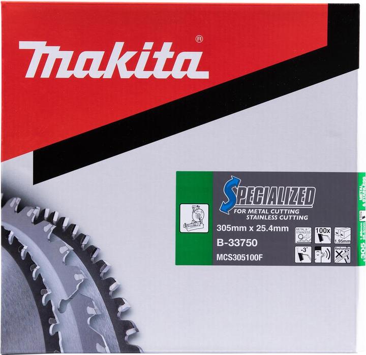 Productafbeelding Makita SPECIALIZED Zaagblad voor metaal & roestvrij staal Ø 3055x100Z