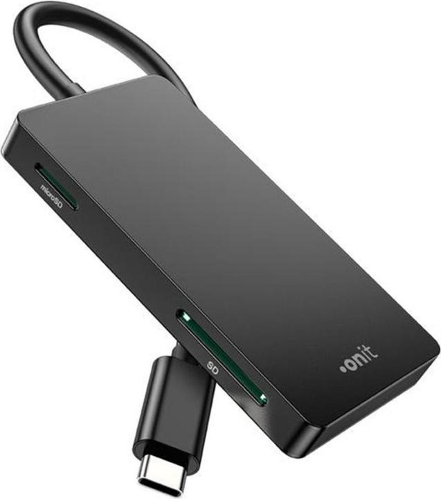 Immagine prodotto Onit Lettore di schede esterno USB-C 3-in-1 (USB 3.0)