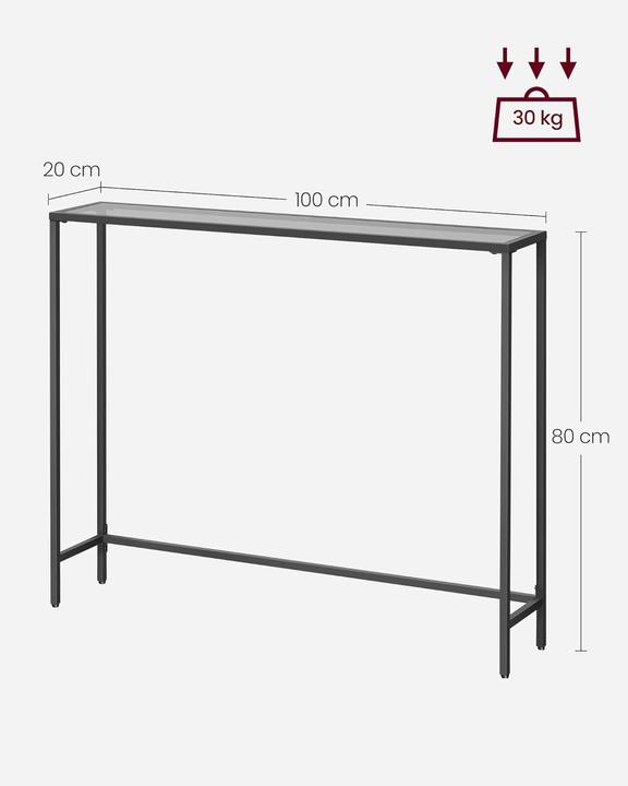 Actual product image Vasagle Style (100 x 20 x 80 cm)