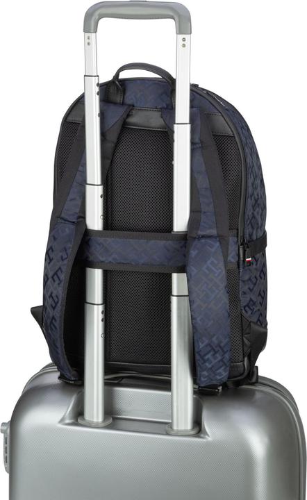 Actual product image Tommy Hilfiger Laptop Backpack TH Elevated 1985 Backpack Monogram SP23