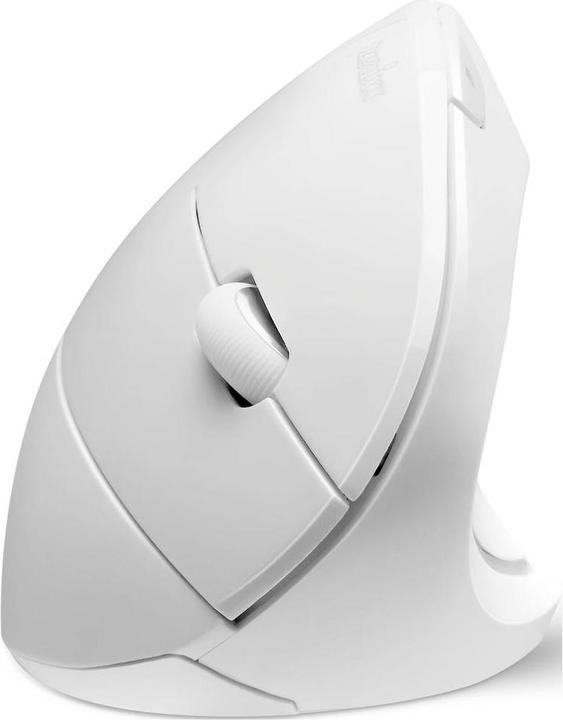 Actual product image Perixx PERIMICE-713 N W Ergonomic mouse wireless white 6 buttons 1000 dpi, 1500 (Wireless)