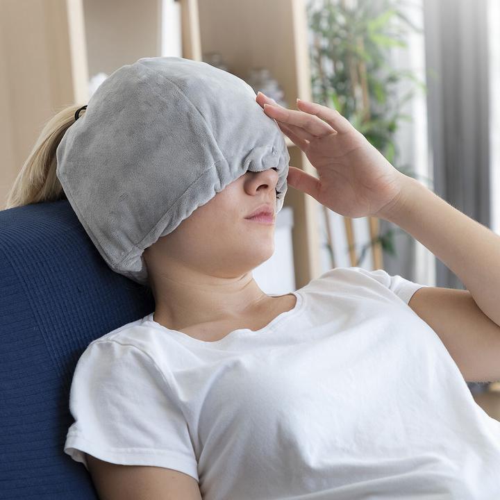 Produktbild InnovaGoods Hawfron Migraines and Relaxation Gel Hat Grey