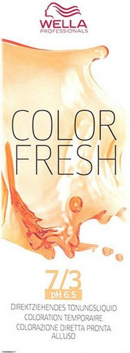 Actual product image Wella Color Fresh (7/3 medium blonde gold)