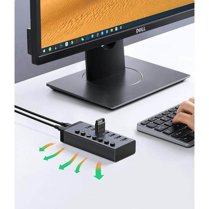 Produktbild Ugreen multifunction HUB 7in1 (USB-C, 8 Ports)
