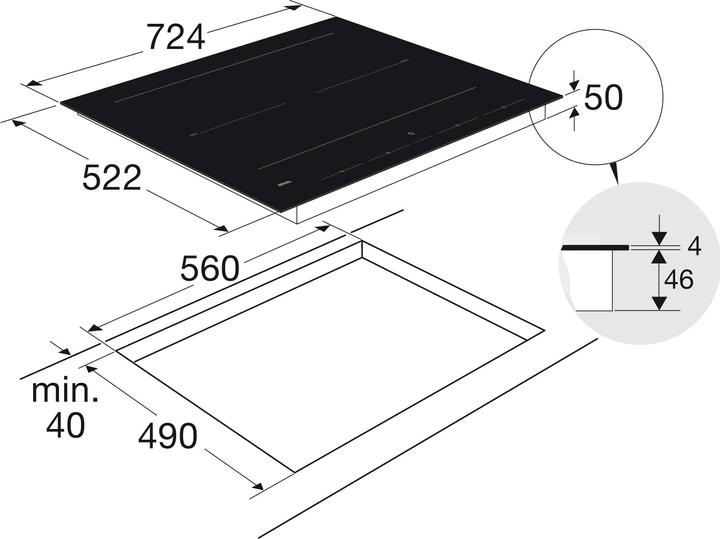 Immagine prodotto Atag KOOKPLAAT INDUCTIE HI27471SV