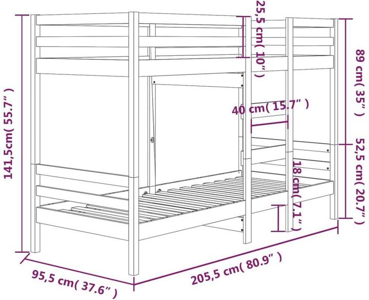 Immagine prodotto VidaXL Frederik (90 x 200 cm)