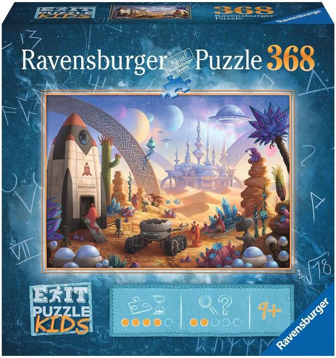 Ravensburger RAV13266 - EXIT Puzzle Kids: Spazio, 368 pezzi (edizione DE) (368 pezzi)