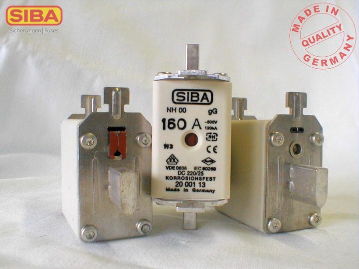 Siba SIKRING NH00 125A gG 500V - (10 pcs.) (NH-DIN fuse, 125 A)