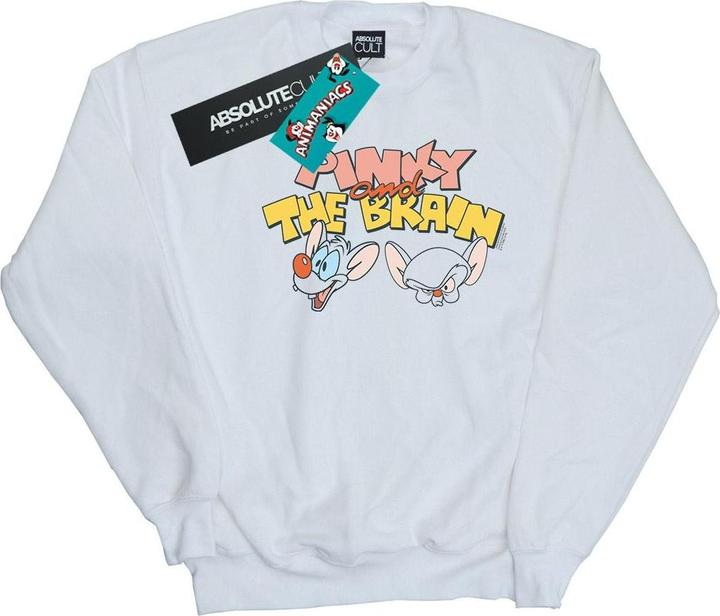 Universal Textiles Pinky And The Brain Heads Sweatshirt (L)