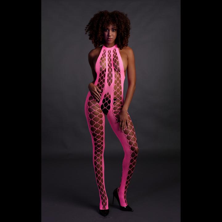 Produktbild Ouch! Bodystocking with Halterneck (One Size)