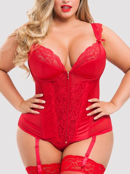 Produktbild Lovehoney Treasure Me Corsagen-Set (lila) (5XL)