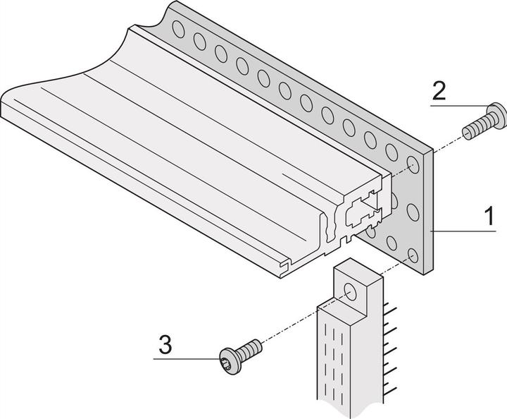 Immagine prodotto Schroff Guida perforata per connettori secondo EN 60603-2 (DIN 41612) - LOCHSCH.84H