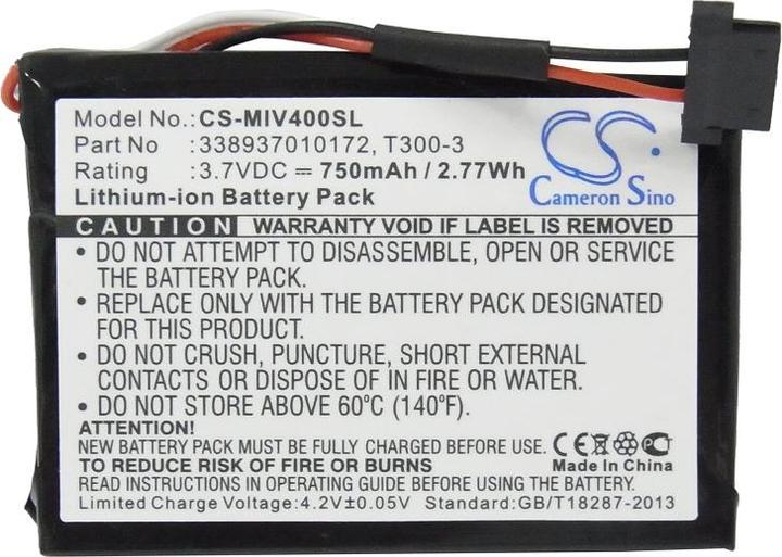Immagine prodotto NoName Batteria GPS per Mitac Mio Moov 400, Mio Moov 405