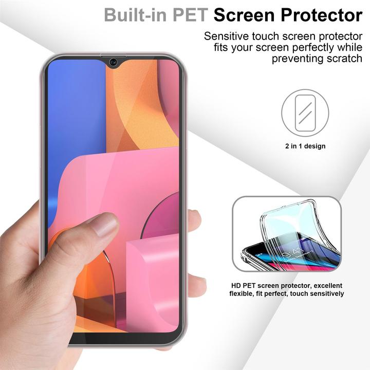 Productafbeelding Cadorabo TPU 360 graden hoesje (Samsung Galaxy A20)