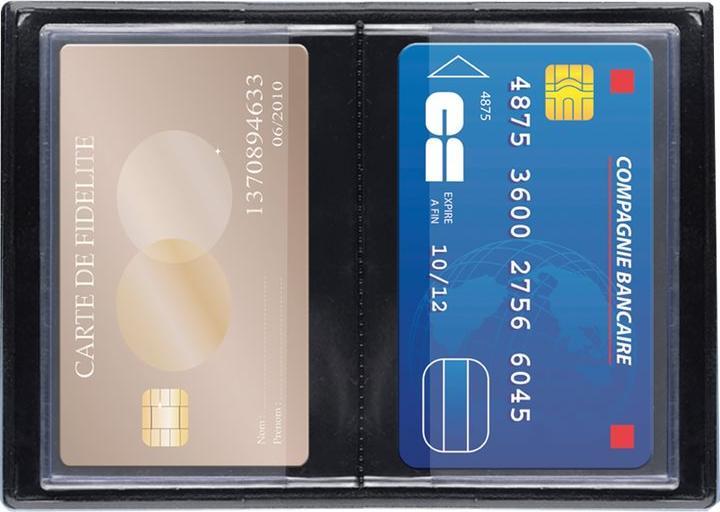 Actual product image Elba ID card cover, PVC, 1-fold, 0.15 mm, format: 65 x 95 mm transparent, for credit cards (6.5 x 9.5 cm, 10 x)