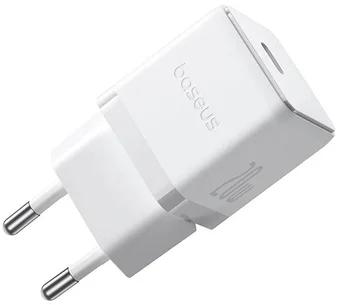 Produktbild Baseus - Wall Charger Palm (P10111602213-00) - Fast Charger, Type-C, PD 20W, 5V/3A - Moon White (20 W)