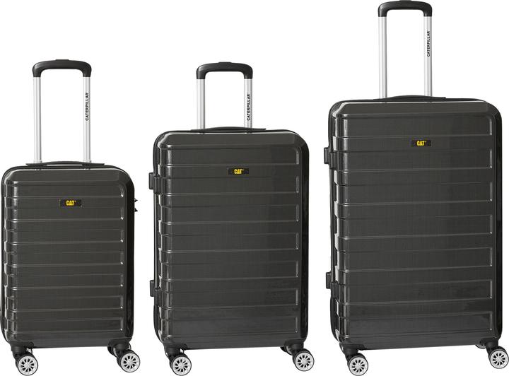 Produktbild BBM CAT - Carbon 4 Trolley Set - 3 pcs - Black (84499-01)