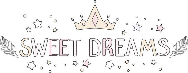 Actual product image Trenddeko Kvilis - writing Sweet Dreams (60 x 24 cm)