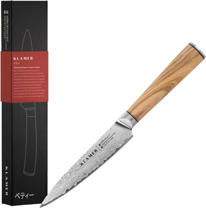 Produktbild KLAMER Allzweckmesser, Olivenholz (12.70 cm)