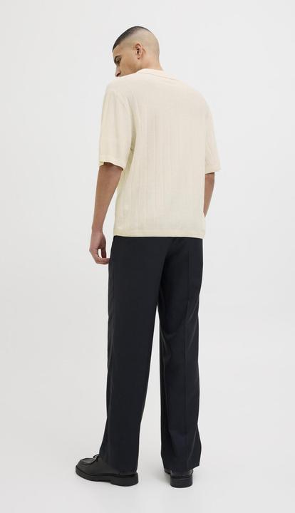 Actual product image Jack & Jones Jorvarenna Knit Ss Split Neck (L)