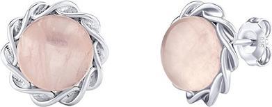 Produktbild Silvego Gemma silver earrings with real rose JST17913ERO