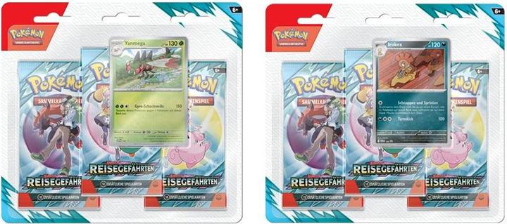 Actual product image Pokémon Amigo PKM KP09 3-Pack Blister EN (German, Booster Pack)