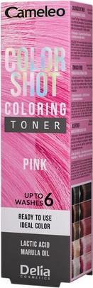 Produktbild Delia Cosmetics Cameleo Color Shot Hair Toner Pink 60ml (Pink)