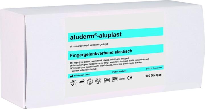 Immagine prodotto Söhngen aluderm aluplast cerotto per articolazioni delle dita elastico 4x7,2cm, singolo, 100 pz. (1 x)