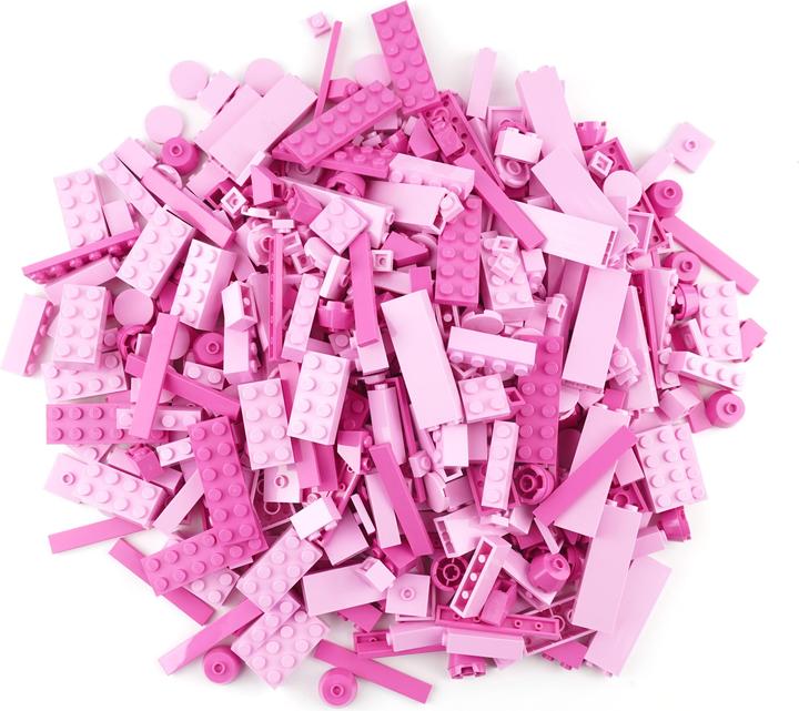 Produktbild LEGO Steine Rosa gemischt - 250 Stück - Pink bricks mix - NEU (LEGO Zubehör)