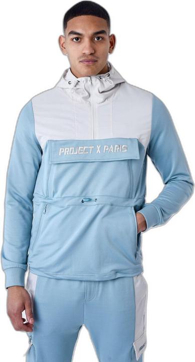 Produktbild Project X Paris zweifarbiges kapuzensweatshirt i windbreaker-stil (M)