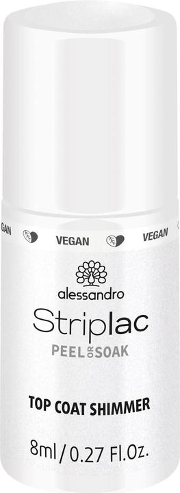 Produktbild Alessandro ST2 Striplac Top Coat Shimmer (Weiss, Top Coat)