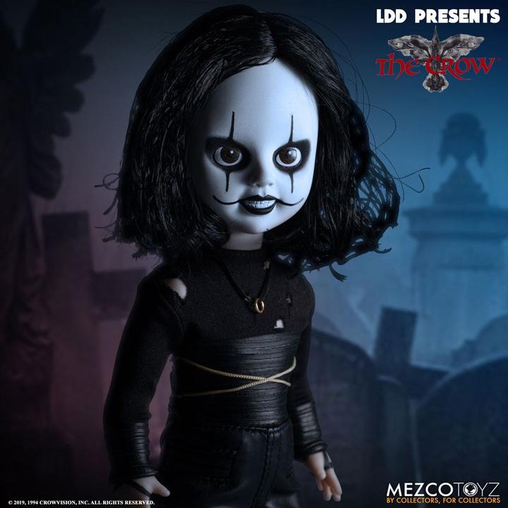 Actual product image Mezco Toys Living Dead Dolls - The Crow: Eric Draven