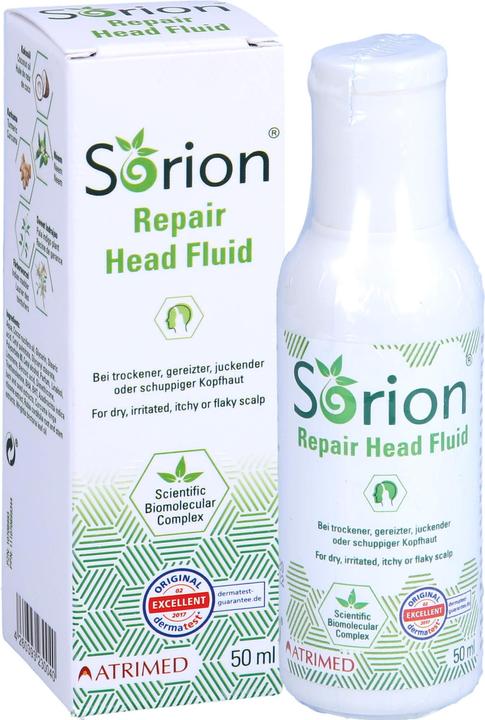 Image du produit Ruehe Healthcare Lotion réparatrice fluide Sorion Head pour cuir chevelu sensible, solution de 50 ml (50 ml)
