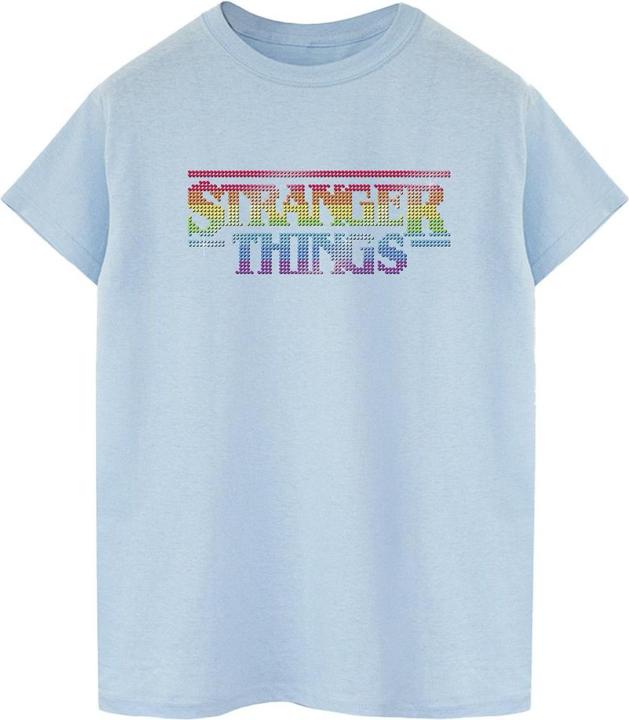 Produktbild Netflix Stranger Things Rainbow Dot Logo TShirt (S)