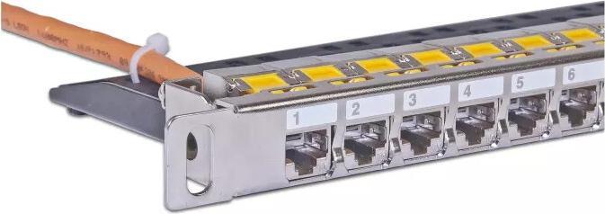 Image du produit Wirewin Panneau de brassage 24 ports 0,5 U, blindé