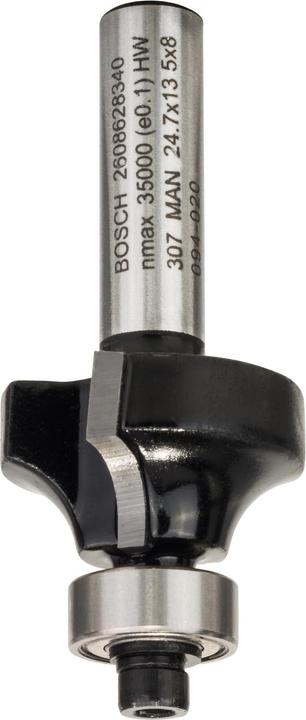 Immagine prodotto Bosch Professional Zubehör Fresa per arrotondare, 8 mm, R1 6 mm, L 13,2 mm, G 53 mm