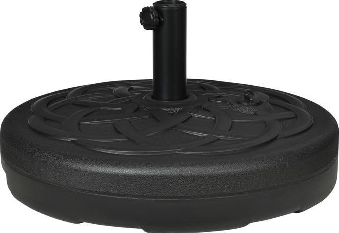 Produktbild Swisshandel24 Sonnenschirmständer bis 35 kg befüllbar rund, Ø38/48 mm, Schwarz