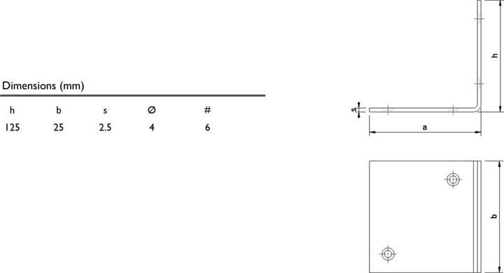 Actual product image Charmag Reinforcement angle (Reinforcing brackets, 1 pcs.)