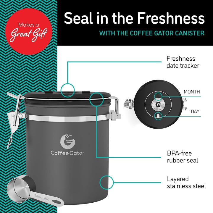 Produktbild Coffee Gator Kaffeedose (1.30 l)