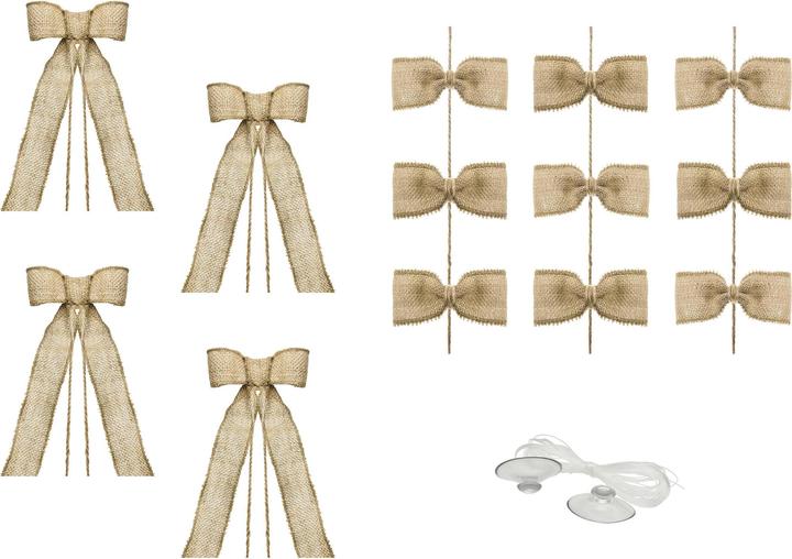 Produktbild Partydeco Partyaccessoire Auto Dekoration Set 3-teilig, Braun