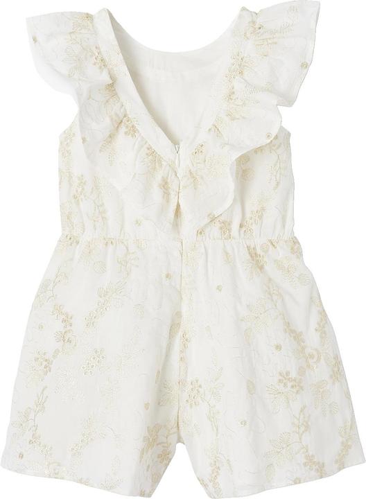 Image du produit Vertbaudet Festlicher kurzer Mädchen Jumpsuit mit gestickten Glanzblumen (98)
