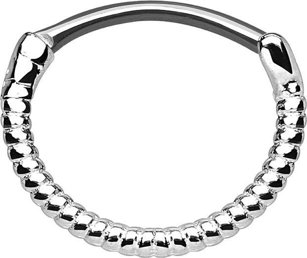 Immagine prodotto Star Piercing Anello del setto in corda d'argento (Ottone, Acciaio chirurgico 316L)