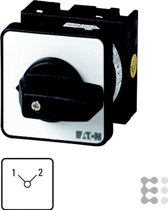 Actual product image Eaton Cam switch Changeover switch Installation 20 A