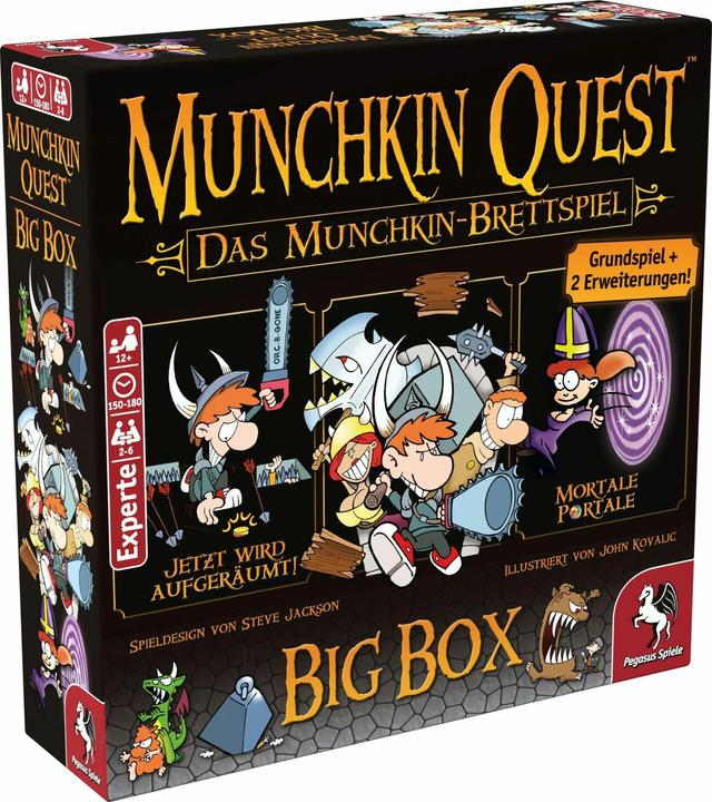 Immagine prodotto Pegasus Munchkin Quest - Gioco da tavolo (Tedesco)