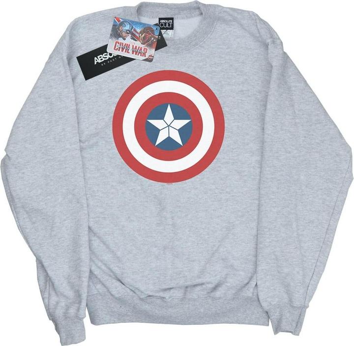 Produktbild Captain America Civil War Shield Sweatshirt Jungen (140, 146)