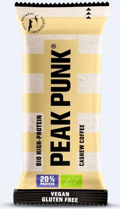 Immagine prodotto Peak Punk Biologico ad alto contenuto di proteine (Anacardo, Caffè, 1 pz., 55 g)