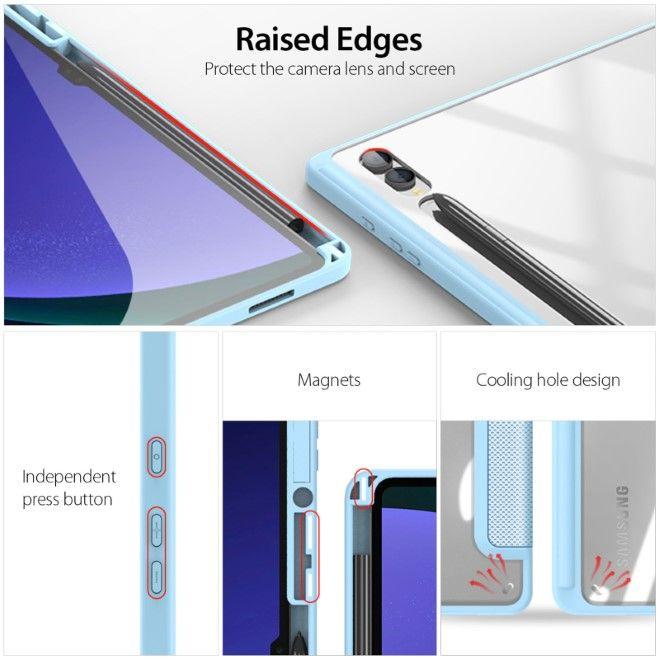 Image du produit Dux Ducis Toby Series Bookcover Cover (Galaxy Tab S10 Ultra, Galaxy Tab S9 Ultra, Galaxy Tab S8 Ultra)