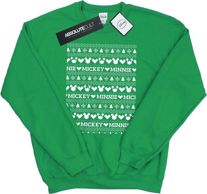 Image du produit Disney - Sweat MICKEY AND MINNIE CHRISTMAS FAIR ISLE - Homme (L)