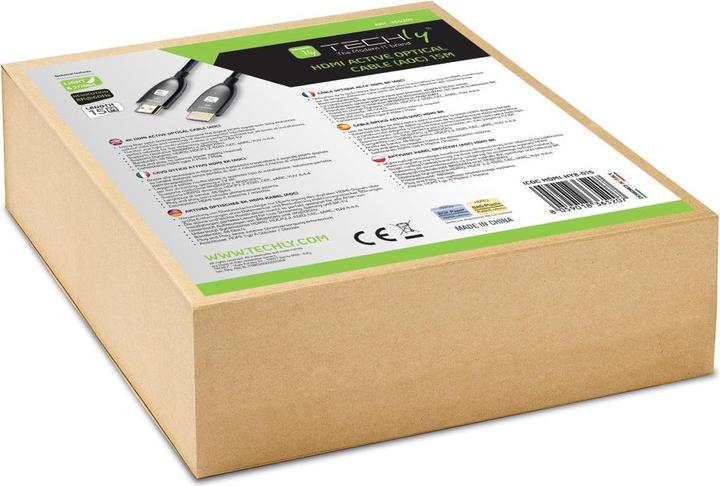 Produktbild Techly HDMI 8K 60Hz AOC LWL Kabel 15m (15 m, HDMI)