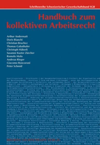 Produktbild Handbuch zum kollektiven Arbeitsrecht (Deutsch, Arthur Andermatt, 2008)